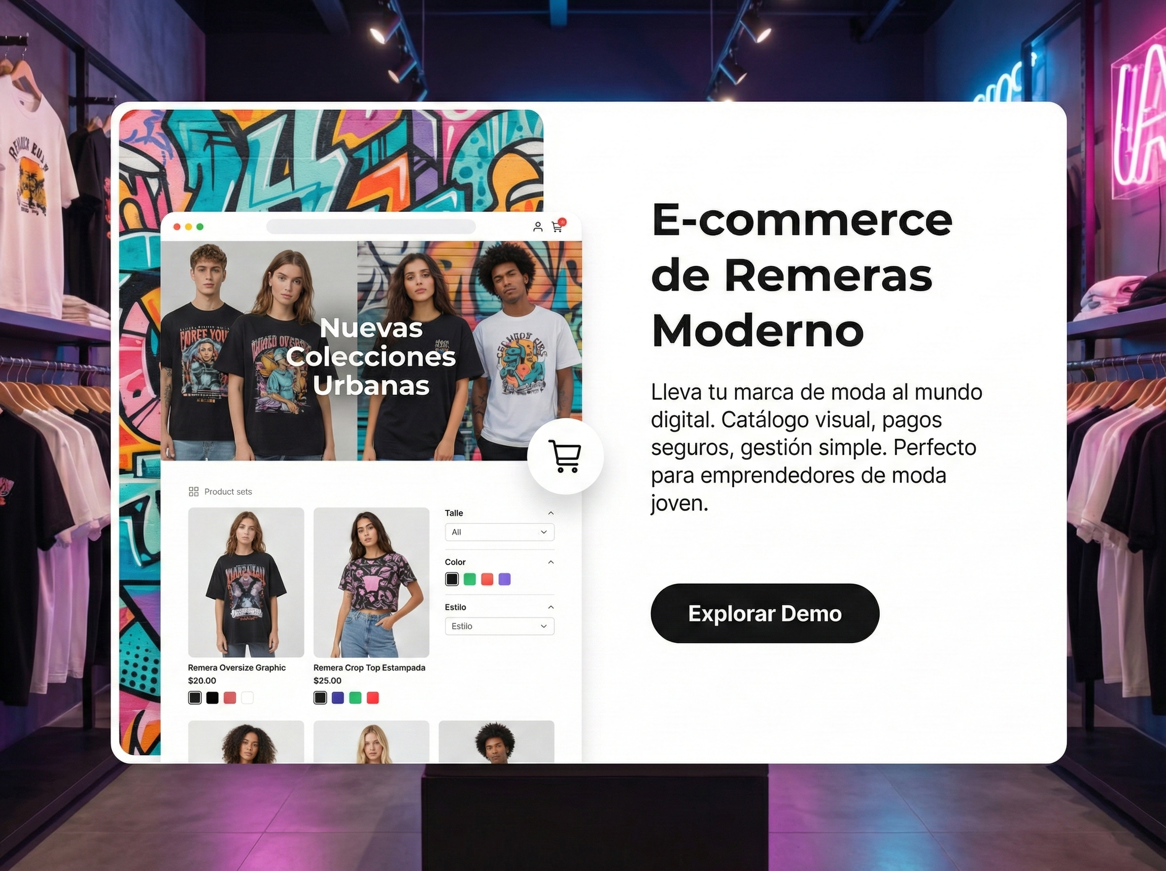 E-commerce de Remeras